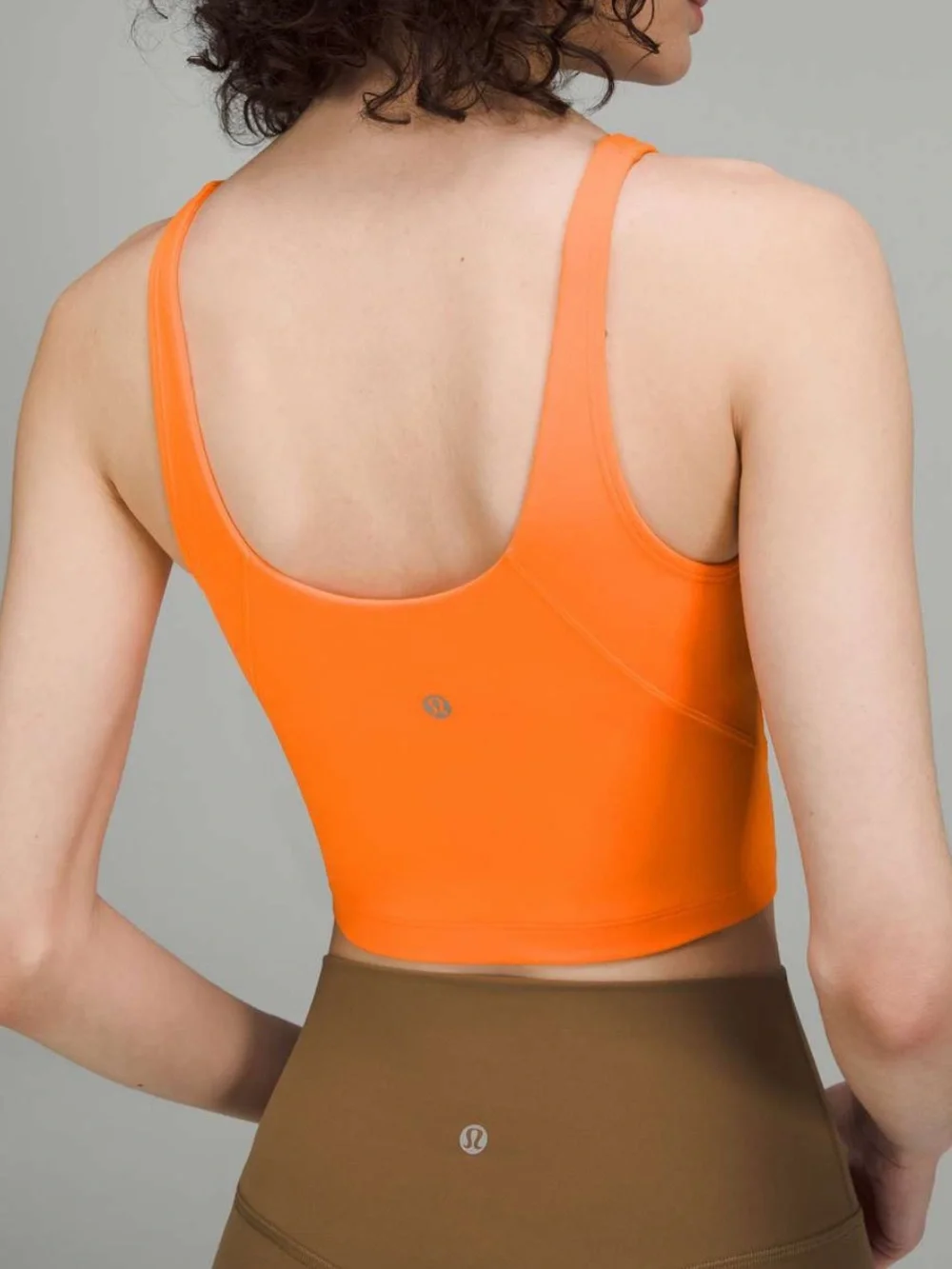 Lululemon Align Tank Top Orange Soda Nulu Size 4